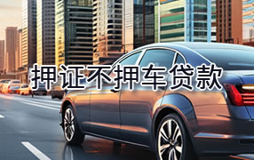 白银押证不押车贷款